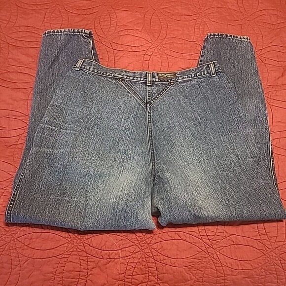 Vintage ROCKY MOUNTAIN JEANS HIGH WAIST BAREBACK WESTERN WOMENS 19/20 (33X29) - Picture 6 of 10